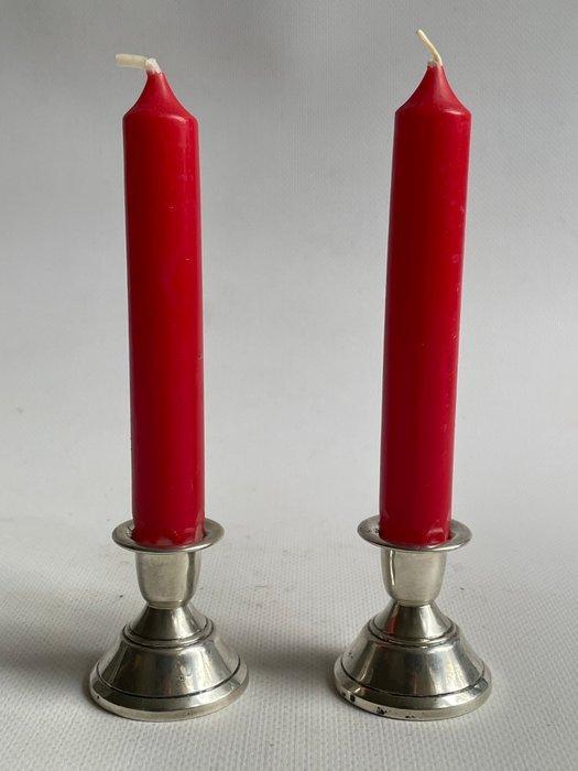 Kandelaar (2) - .835 zilver, Antiek en Kunst, Antiek | Zilver en Goud