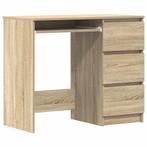 Bureau 90x45cm Eiken | Retour Deal | Kindvriendelijk -40%, Huis en Inrichting, Bureaus, Verzenden, Nieuw, Bureau