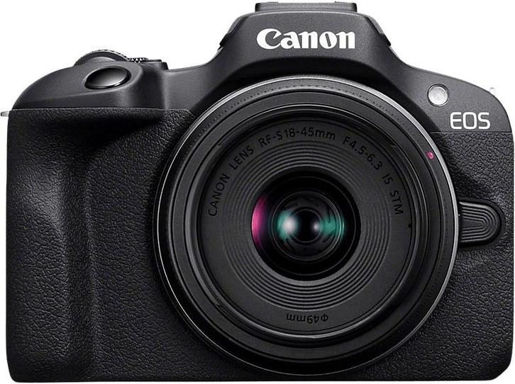 Canon -  Hybride Camera Eos R100 + Rf-s 18-45 Mm  - Zwart, TV, Hi-fi & Vidéo, Appareils photo numériques, Envoi