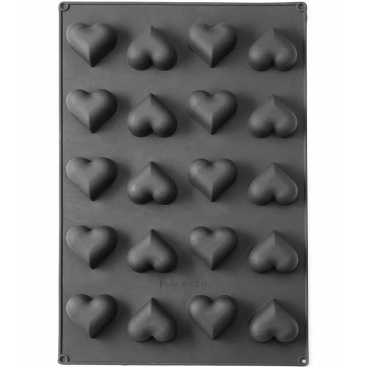 Bakvorm | Siliconen | Cap. 20 Hartvormige Taartjes |, Zakelijke goederen, Horeca | Keukenapparatuur, Nieuw in verpakking, Verzenden