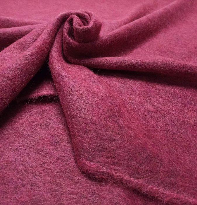 A197 - 470 x 150 cm - Caldo tessuto in pura lana Mohair -, Antiek en Kunst, Antiek | Tapijten, Tafelkleden en Textiel