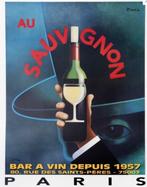 razzia - Bar a vin, Rue de SAINTS PERES 1957 - Au souvinion, Antiek en Kunst, Kunst | Tekeningen en Fotografie