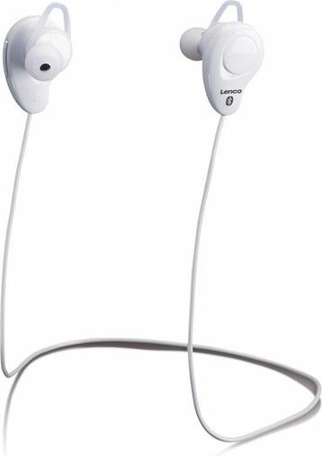 Lenco EPB-015WH - Draadloze in-ear oordopjes met ingebouw...