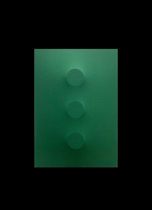 Alessandro Alteo (1997) - Monocromo Verde - 435, Antiek en Kunst, Kunst | Schilderijen | Modern