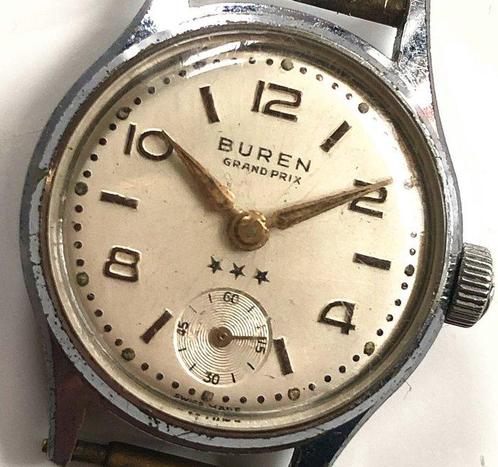Buren - Grandprix - Sans Prix de Réserve - 26402 - Femme -, Handtassen en Accessoires, Horloges | Heren