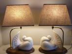 Lamp (2) - Messing, geglazuurde keramiek - De glamour van, Nieuw
