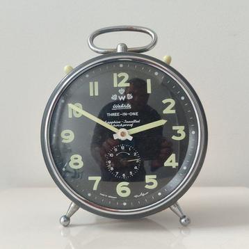 Wekker - Wehrle - Industrial IJzer - 1950-1960, Antiek en Kunst