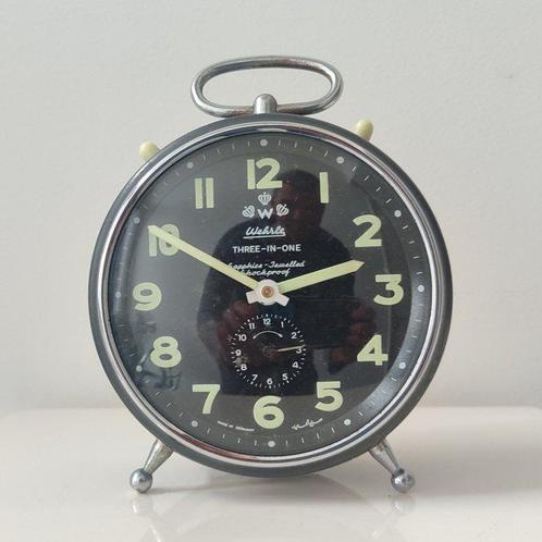 Wekker - Wehrle - Industrial IJzer - 1950-1960, Antiek en Kunst, Curiosa en Brocante