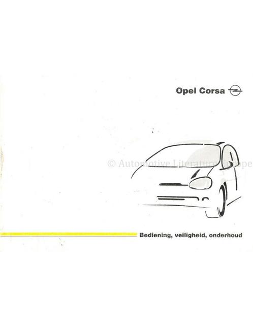 1999 OPEL CORSA INSTRUCTIEBOEKJE NEDERLANDS, Auto diversen, Handleidingen en Instructieboekjes