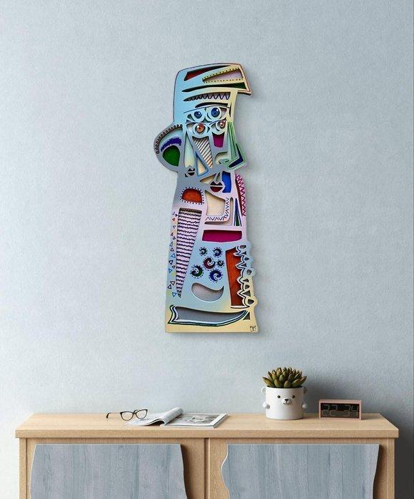 Andrzej Gudanski (1979) - Relief, Man in a cap, Antiek en Kunst, Kunst | Designobjecten