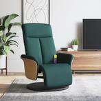 vidaXL Massagestoel verstelbaar met voetensteun stof, Huis en Inrichting, Fauteuils, Verzenden, Nieuw
