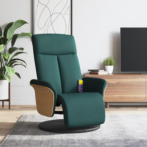 vidaXL Massagestoel verstelbaar met voetensteun stof, Huis en Inrichting, Fauteuils, Nieuw, Verzenden