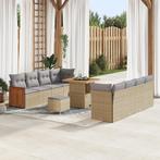vidaXL Tuinbank Set 11 pcs beige en lichtgrijs 80 x 80 x 71, Tuin en Terras, Verzenden, Nieuw
