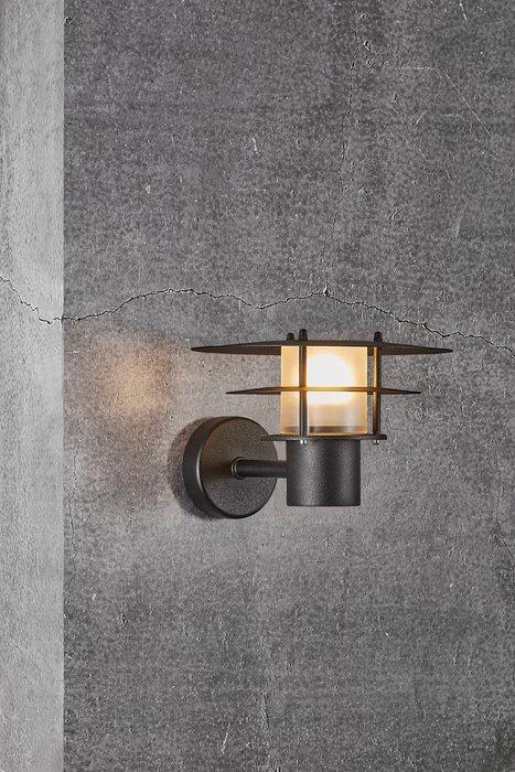 Nordlux - Wandlamp (2) - Bastia 24 - Zwart - Glas, Metaal -, Antiek en Kunst, Antiek | Verlichting