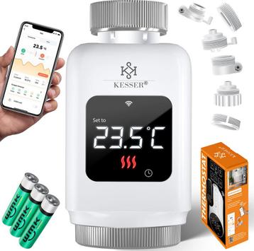 Kesser - slimme radiatorknop / thermostaatkop / kraan - met, Verzenden