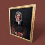 Ecole française (XVIII) - Portrait féminin au livre de, Antiquités & Art