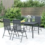 vidaXL Table de jardin anthracite 165x80x72 cm Treillis, Verzenden