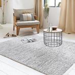 2dekans | Lifa Living - Wol Vloerkleed - Zwart/Wit - 160 x, Ophalen of Verzenden, Nieuw