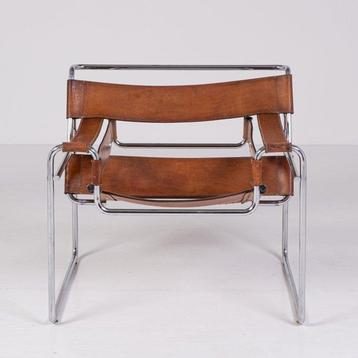 Gavina - Marcel Breuer - Fauteuil - Wassily Stoel - Leder,