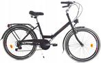 Vouwfiets 24 inch - 6 versnellingen - zwart, Fietsen en Brommers, Ophalen of Verzenden, Nieuw