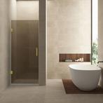 Nisdeur Wiesbaden Less 90x200 cm 8 mm Nano Vintage Brons, Ophalen of Verzenden, Nieuw, Douche