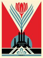 Shepard Fairey (OBEY) (1970) - Green Power Factory (Red)