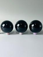 GEEN VEILINGSPRIJS - Obsidiaan - Bol - Ø 60mm - Vulkaanstof