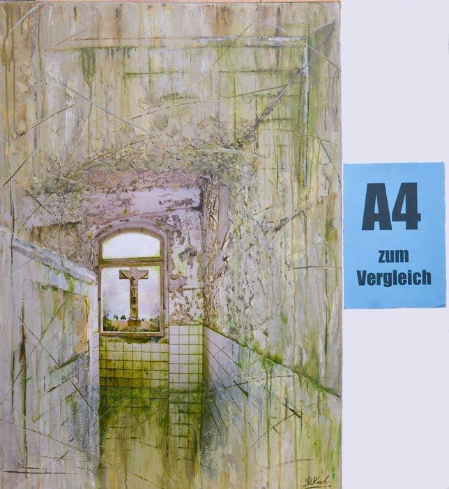 Isak W. Koch - Revelation - Die Offenbarung I Mischemedien I, Antiek en Kunst, Kunst | Schilderijen | Modern