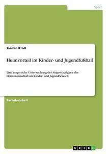 Heimvorteil im Kinder- und Jugendfuball:Eine e. Kroll,, Boeken, Overige Boeken, Zo goed als nieuw, Verzenden