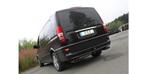 FOX Mercedes Vito/ Viano - W639 compacte einddemper dwars, u, Autos : Pièces & Accessoires, Systèmes d'échappement, Verzenden