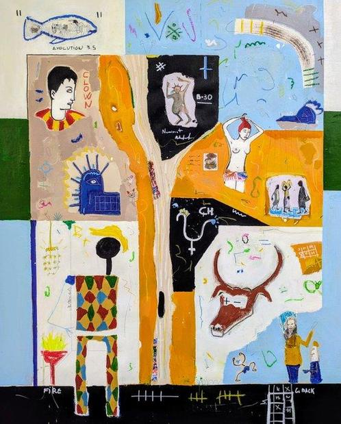 Santiago Andúgar - Agua de arlequín - XXL - NO Reserve, Antiek en Kunst, Kunst | Schilderijen | Modern