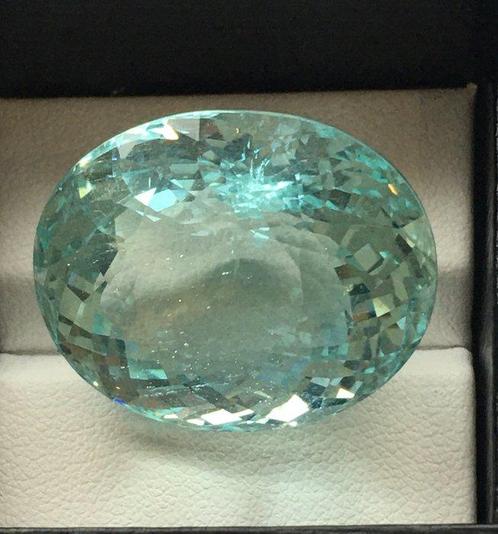 Zonder Minimumprijs Blauw Aquamarijn - 53.67 ct -, Handtassen en Accessoires, Edelstenen