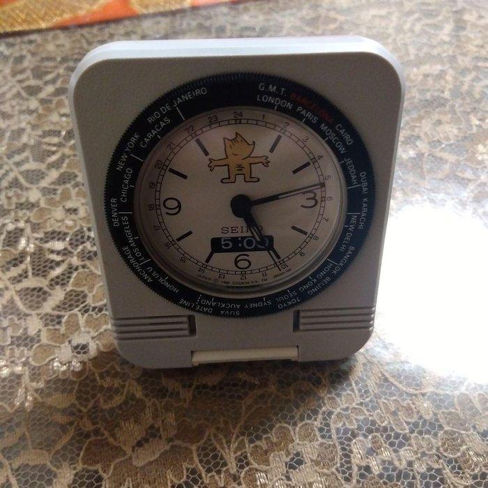 Reisklok - Seiko - Barcelona 1992 Olympic Games World Time, Verzamelen, Overige Verzamelen