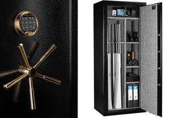 MustangSafes Wapenkluis bekleed S2 gecertificeerd - MSG 20-5, Verzenden, Brandkast