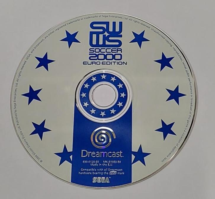 SWOS soccer 2000 euro edition losse disc (Dreamcast, Games en Spelcomputers, Games | Sega, Ophalen of Verzenden