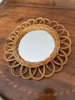 Wandspiegel - Rattan - Ronde spiegel met gevlochten rattan