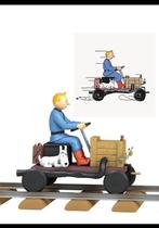 Tintin - En Voiture Tintin - 2x La Draisine - (1/24 + 1/43), Livres