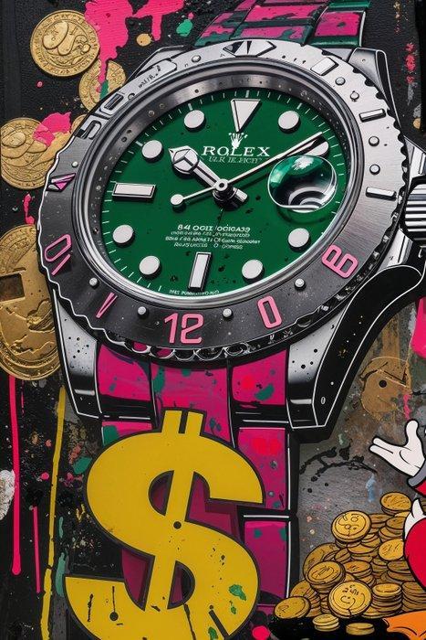 Kosmo - Cash & Icons-AI- XXL, Antiek en Kunst, Kunst | Schilderijen | Modern