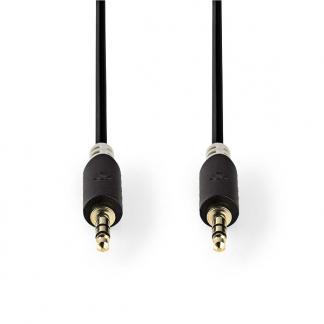 3.5 mm jack kabel | Nedis | 1 meter (Stereo, Verguld), Audio, Tv en Foto, Audiokabels en Televisiekabels, Verzenden