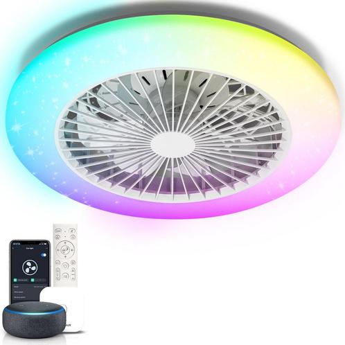 Aigostar Plafondventilator - Verlichting - Ø50cm - Dimbaar, Huis en Inrichting, Woonaccessoires | Overige, Verzenden