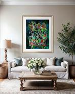 Simeon Gonzales - Flores de Primavera- XL (NO RESERVE PRICE), Antiek en Kunst, Kunst | Schilderijen | Modern