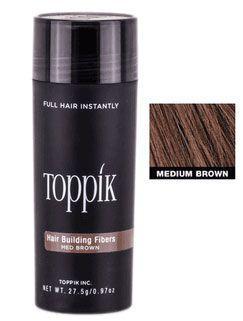 Toppik Hair Building Fibres 55gr Middenbruin (Haarvezels), Bijoux, Sacs & Beauté, Beauté | Soins des cheveux, Envoi