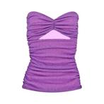 House of Amen • lila cut out top • 38 (IT44), Verzenden, Paars, Nieuw, Maat 38/40 (M)