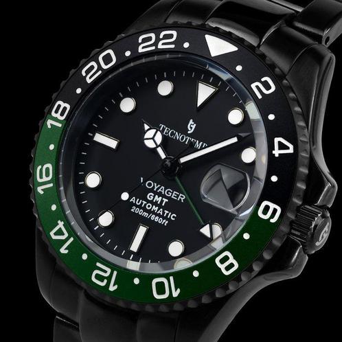 Tecnotempo - Automatic - GMT Voyager 20ATM WR - Limited, Handtassen en Accessoires, Horloges | Heren