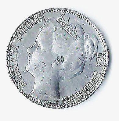 Nederland. Wilhelmina. 1 Gulden 1908 (Zonder Minimumprijs), Postzegels en Munten, Munten | Nederland