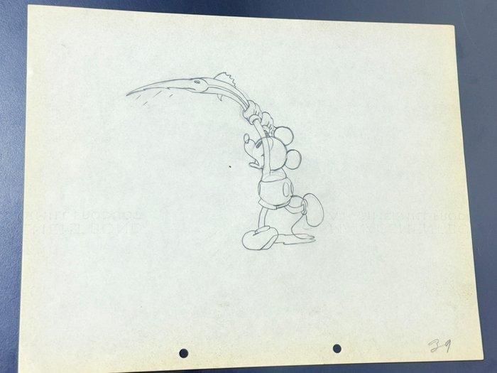 Walt Disney - Mickey Mouse productietekening (1934) -, Verzamelen, Disney