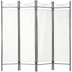 Kamerscherm 180x160x2,5cm - wit, Huis en Inrichting, Woonaccessoires | Kamerschermen, Nieuw, Verzenden