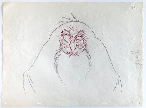 JAFAR Aladdin Original Animation Production Drawing (Walt, Verzamelen, Disney