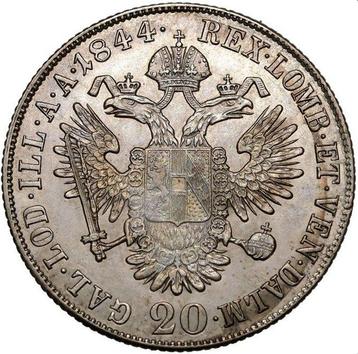 Autriche. Ferdinand Ier. 20 Kreuzer 1844