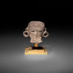 Teotihuacan, Mexique Terre cuite Masque miniature, époque